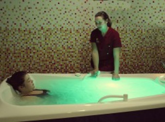 Banho com Bolha de Ar e Hidromassagem